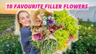 My 10 Favourite FILLER FLOWERS on the flower farm 🌸 [upl. by Akinihs]