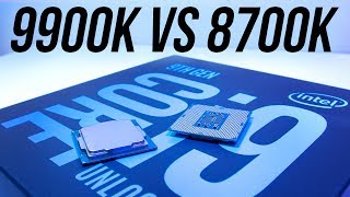 Intel i99900K vs i78700K  Best Gaming CPU [upl. by Ynohtna537]