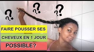 Faire pousser ses cheveux en 1 nuit  POSSIBLE ou PAS POSSIBLE [upl. by Idid243]