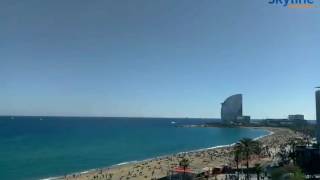 Live Webcam Barcelona  Time Lapse [upl. by Eldnar157]