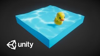 SIMPLE CARTOON WATER in Unity [upl. by Eanram575]