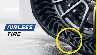 New generation of airless tire  Michelin [upl. by Arreit]