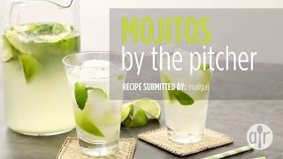 How to Make Mojitos By The Pitcher  Drink Recipes  Allrecipescom [upl. by Aohk]