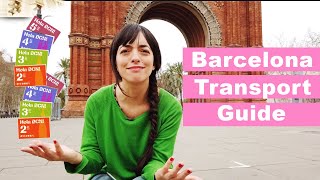 Barcelona Public TRANSPORT Guide  😱What travel card to buy  Get around in Barcelona [upl. by Anitroc]