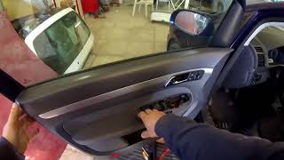 Volkswagen Touran 2003–2015 door panel removal [upl. by Neyuq]