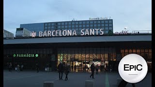 Estación Sants  Barcelona España HD [upl. by Gnut]