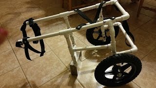 How To Build Your Own Doggie Wheelchair Part 1 [upl. by Ajssatan]