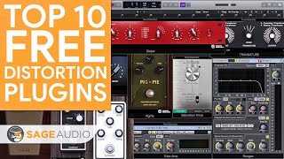 Top 10 Free Distortion Plugins [upl. by Adnuahsal395]