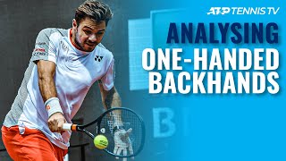 Analysing ATP Tennis Players OneHanded Backhands [upl. by Nnateragram]