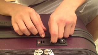 How to unlock a suitcase unknown pin [upl. by Kisor]