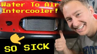 How to set up a WATER to AIR INTERCOOLER [upl. by Jeralee]