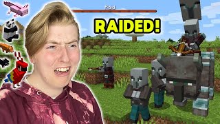 I Went Looking For Pets And Got Raided In Minecraft Part 3 [upl. by Sulecram]