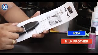 IKEA MILK FROTHER Review amp Battery Installation [upl. by Eillil]