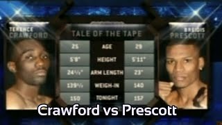 FULL Fight  Terence Crawford vs Breidis Prescott March 30 2013 Buds Breakout fight [upl. by Eisenhart]