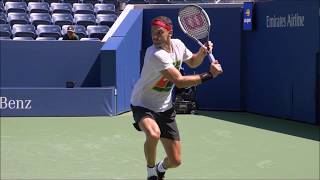 Tennis One Handed Backhand Slow Motion Compilation [upl. by Notxed]