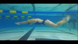 How to Improve Your Underwater Dolphin Kicking with Olympian Chloe Sutton [upl. by Hnahym658]