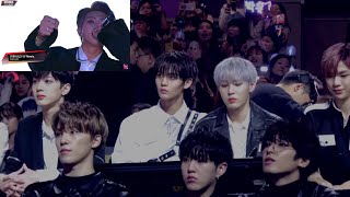 181214 Wanna One  Seventeen reaction to ORUL82 LY Remix  MAMA [upl. by Seedman]