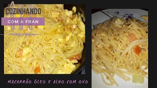 O MELHOR MACARRÃO ALHO E ÓLEO COM OVO QUE JÁ COMI shorts [upl. by Lovel]