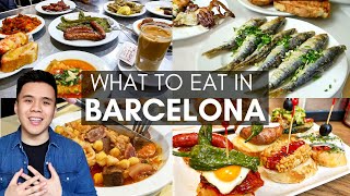 TOP 10 RESTAURANTS IN BARCELONA  Barcelona Food Guide [upl. by Cavan]