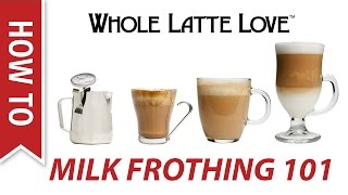 Milk Frothing for Beginners [upl. by Riatsila]