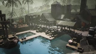 CONAN EXILES building  CITY  All Episodes  Timelapse [upl. by Azrim]