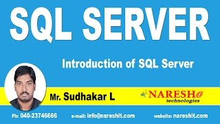 Introduction of SQL Server  SQL Server Tutorial [upl. by Harmaning]