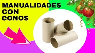 Manualidades con Conos de Papel Higiénico [upl. by Umeko]