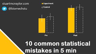 Ten Statistical Mistakes in 5 Min [upl. by Jasmina]