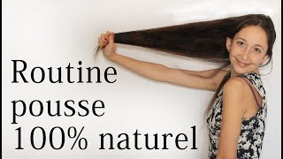 Ma routine spécial REPOUSSE cheveux 100 naturelle et bio [upl. by Marybella957]