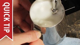 How to AutoFroth Milk for Lattes [upl. by Ellenoj]