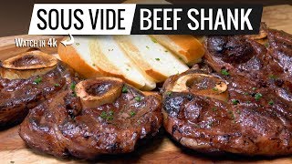 Sous Vide BEEF SHANK Perfection How to cook BEEF Shank [upl. by Nuajed]