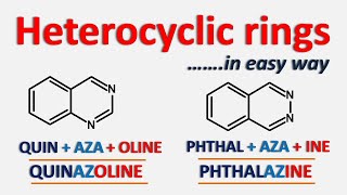 Heterocyclic rings in easy way  PART2 [upl. by Kilby641]