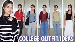 CollegeSchool Outfit Ideas 📚 [upl. by Apollo]