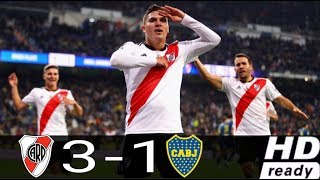 River Plate vs Boca Juniors 31 Fox Sports Relato Mariano Closs GOLES Y RESUMEN Copa Libertadores [upl. by Ymrej]