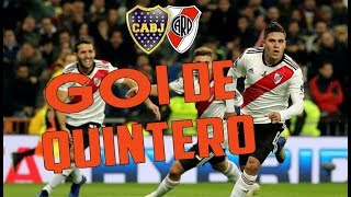 Reacciones gol de Quintero River 3 Boca 1 [upl. by Nugesulo744]