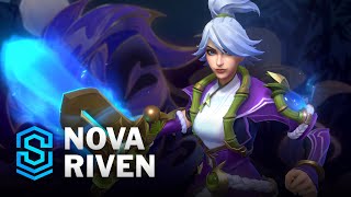 NOVA Riven Wild Rift Skin Spotlight [upl. by Kadner649]