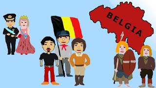 Dlaczego Belgia jest tak podzielona  Historia Belgii Film ilustrowany [upl. by Anawahs303]