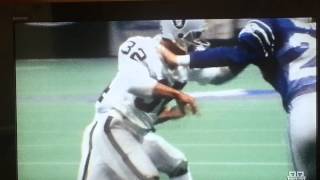 Bo Jackson runs over Brian Bosworth [upl. by Blatman]