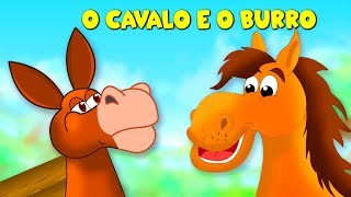 O Cavalo e o Burro  Contos Infantis  História infantil para dormir  Desenho animado [upl. by Dreher]