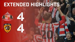 Extended Highlights  Sunderland AFC 4  4 Hull City [upl. by Ahsinnod]