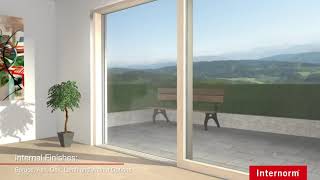 Internorm HS330 Lift amp Slide Door System  Passive House Certified Doors [upl. by Zednanreh]