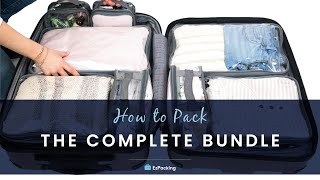 How to Use Packing Cubes for Checked Suitcase [upl. by Bruyn]