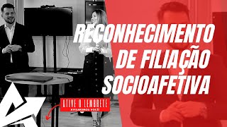 DIREITO DE FAMÍLIA Reconhecimento de filiação socioafetiva [upl. by Rapsag]