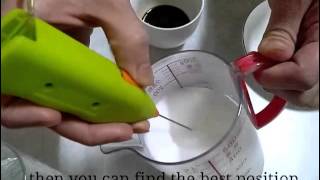 How To Make Latte Art with Mini Milk Frother [upl. by Natie]