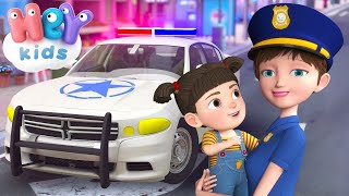 Polis Arabası şarkısı 🚔 Police çizgi film 🚓 HeyKids  Çoçuk Şarkıları [upl. by Asylla272]