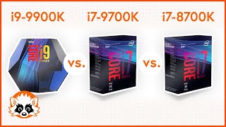 Intel i9 9900K vs i7 9700K vs i7 8700K Becnhmark Comparison 2020 [upl. by Ttenaej358]