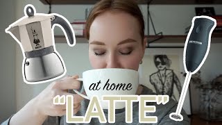 HOW TO MAKE A quotLATTEquot AT HOME moka pot  frother [upl. by Comras378]