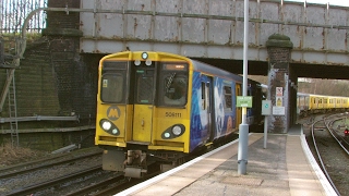 Half an Hour at 216  Birkenhead North Station 1022017  Class 507 508 terminus [upl. by Htiekram602]