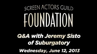 Conversations with Jeremy Sisto of SUBURGATORY [upl. by Emerej728]