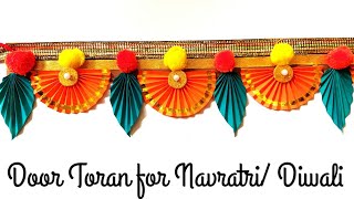 Diy Door toranDoor Hanging Idea  Toran Making Idea How to make flower Toran  Toran for festivals [upl. by Atikcir]